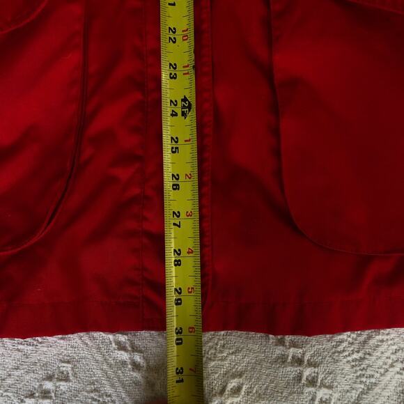 VTG Pacific Trail Red Jacket Womens Large Made in Korea Plaid Lined Outdoor Coat - Picture 15 of 16